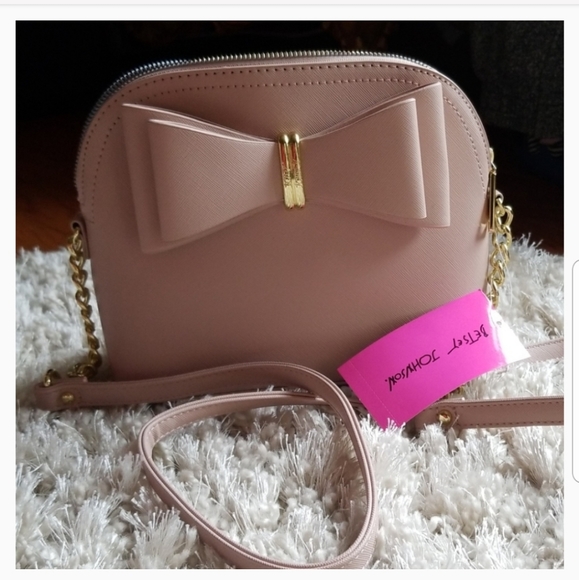 Betsey Johnson Handbags - betsey johnson bow dome crossbody